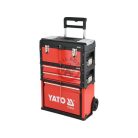 Gurulós szerszámos koffer 3 részes 2 fiókos szerszámokkal