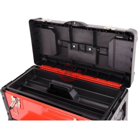 Gurulós szerszámos koffer 3 részes 2 fiókos szerszámokkal