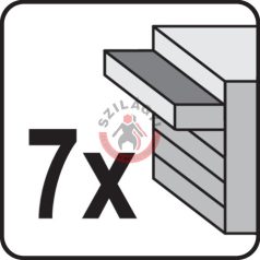 Szerszámkocsi (üres) 7 fiókos 995x680x458mm