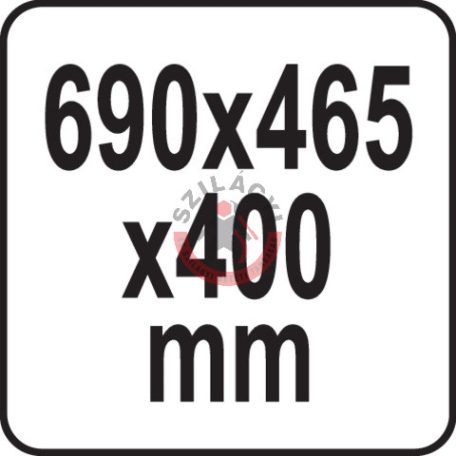 Szerszámos láda 4 fiókos 690x465x400mm (YAT-08920-hoz)