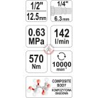 Légkulcs 1/2" 570Nm