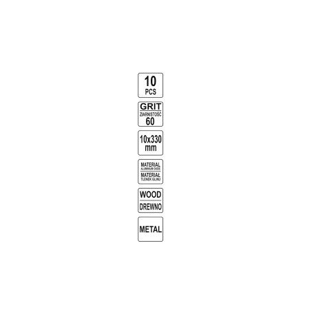 Csiszoló szalag 10x330 P60