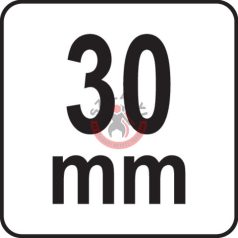 Gépi dugókulcs 1/2" 30mm