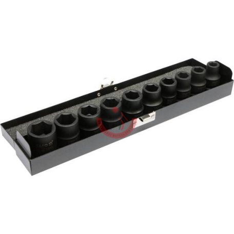 Gépi dugókulcs készlet 1/2" 10 részes