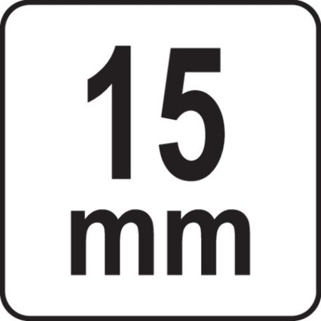 Gépi dugókulcs hosszított 1/2" 15mm