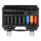 Gépi dugókulcs készlet 27 részes 1/2" 10 - 32 mm