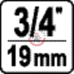 Gépi dugókulcs 3/4" 19mm