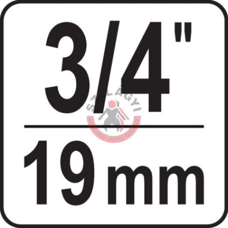 Gépi dugókulcs 3/4" 46mm