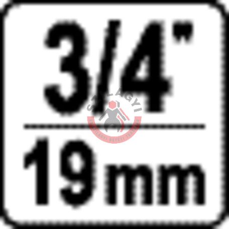 Gépi dugókulcs hosszított 3/4" 36mm