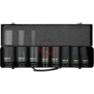 Hosszított gépi dugókulcs készlet 3/4 8 részes 22-41 mm