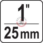 Gépi dugókulcs 1" 38mm