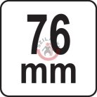 Toldószár 1/2" 76mm