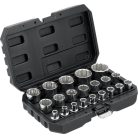 Dugókulcs készlet 1/2" 12 részes
