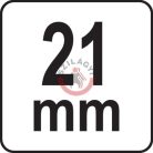 Dugókulcs 12szögű 21mm 1/2"