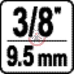 Átalakító 3/8"-ról 8mm hatlapra