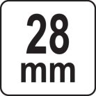 Dugókulcs 3/4" 28mm