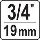 Dugókulcs 3/4" 28mm