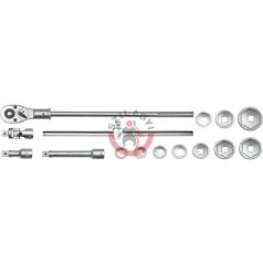 Dugókulcs készlet 3/4" 15 részes