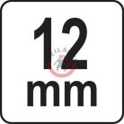 Dugókulcs 1/4" 12mm