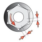 Dugókulcs 1/4" 5,5 mm