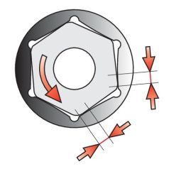 Dugókulcs 1/4" 5,5 mm