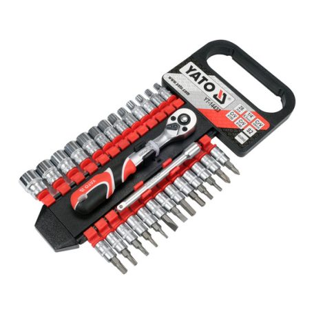 Dugókulcs készlet 28 részes 1/4" 4-13 mm CrV