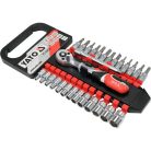 Dugókulcs készlet 28 részes 1/4" 4-13 mm CrV