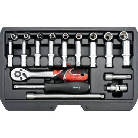 Dugókulcs készlet 1/4" 23 részes