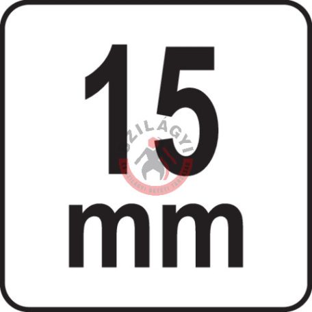 Csuklós T-kulcs 15mm