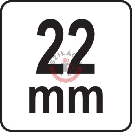 Racsnis csillag-villáskulcs csuklós 22mm