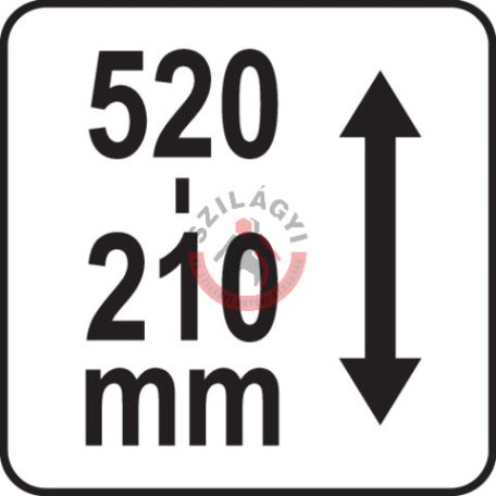 Hidraulikus emelő 10T 208-523mm