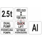 Krokodilemelő 2,5T