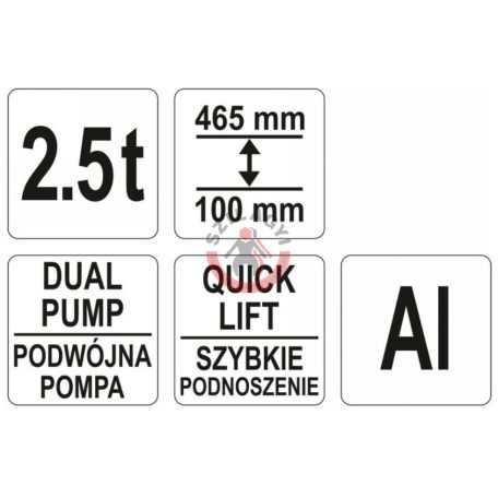 Krokodilemelő 2,5T