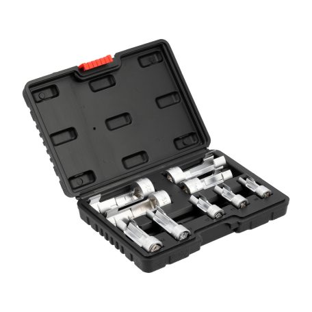 Nyitott dugókulcs készlet 9 részes 3/8", 1/2" 1/4" CrV