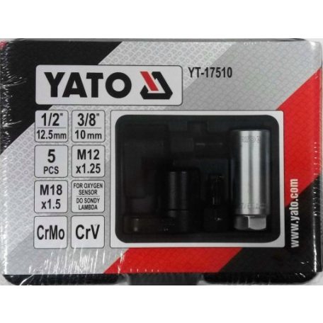 Lambda szonda kiszedő készlet 5 részes 1/2", 3/8" CrMo