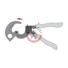 Racsnis kábelvágó 300mm