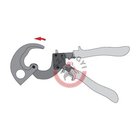 Racsnis kábelvágó 300mm