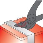 Lemezvágó olló 305mm