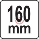 Rádiós fogó egyenes 160mm