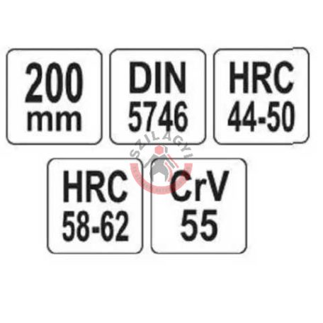 Rádiós fogó egyenes 200mm