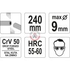 Kábelvágó fogó 240mm D=9mm