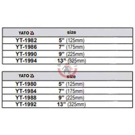 Seegergyűrű fogó belső egyenes 225mm