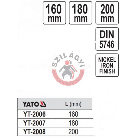 Kombinált fogó 160mm