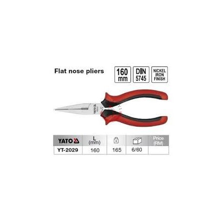 Rádiós fogó egyenes 160mm