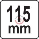 Rádiós fogó hajlitott 115mm