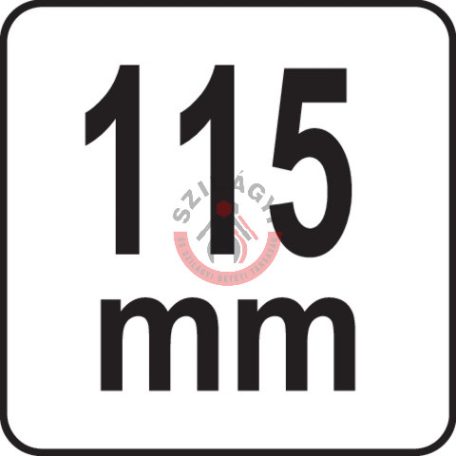 Rádiós fogó lapos 115mm