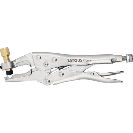 Hűtőközeg-töltő fogó rézhuzal átszúró szelepes eszközzel