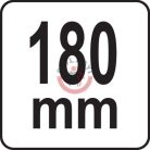 Szigetelt kombinált fogó 180mm