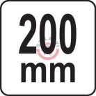 Szigetelt kombinált fogó 200mm