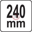 Patentfogó erősített 240 mm